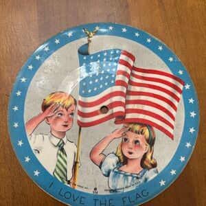 Rare 1948 Volco Childs Record - I Love The Flag